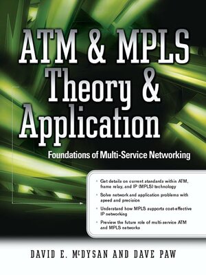 cover image of ATM & MPLS Theory & Application